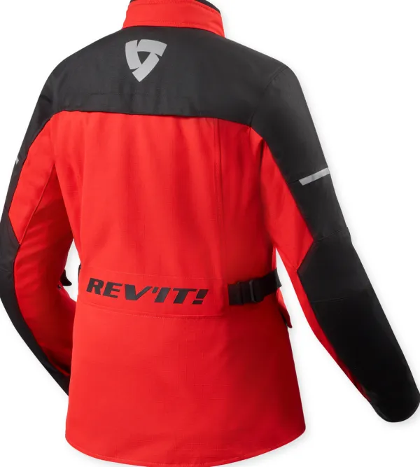 REV'IT Motorjassen-Convergent H2O Ladies Motorjas Red/Black