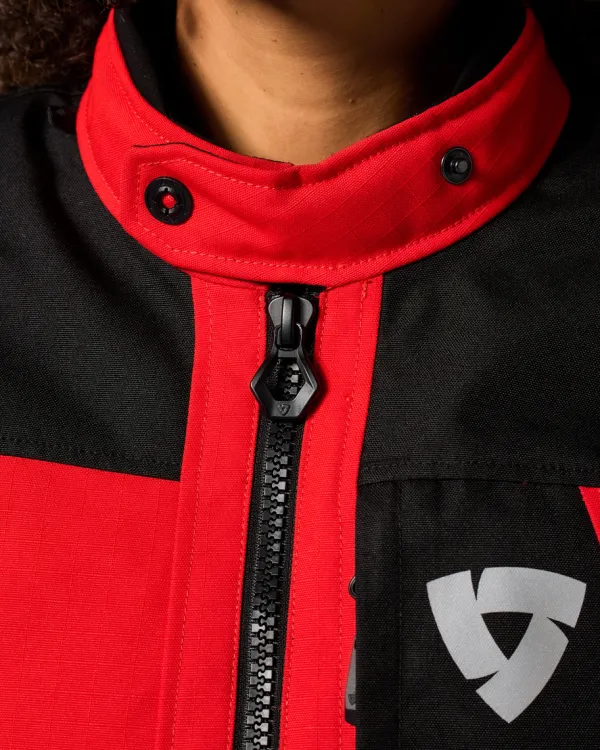 REV'IT Motorjassen-Convergent H2O Ladies Motorjas Red/Black