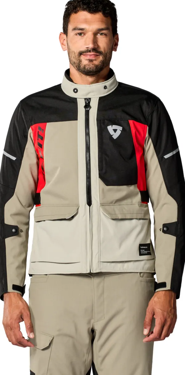 REV'IT Motorjassen-Convergent H2O otorja and/Red