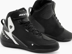 Heren REV'IT Casual Motorschoenen|Heren Motorschoenen-G-Force 2 H2O Shoes Black/White