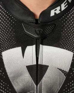 REV'IT Motorjassen-Hyperspeed 3 Air Motorjas Black/White