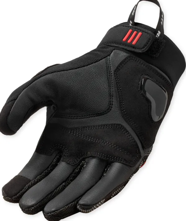 REV'IT Motorhandschoenen-Hyperpeed 3 Gove Back/Neon Red
