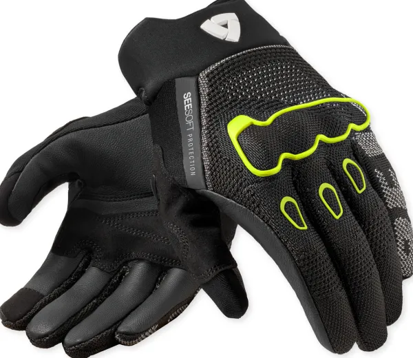 REV'IT Motorhandschoenen-Hyperpeed 3 Gove Back/Neon Yeow