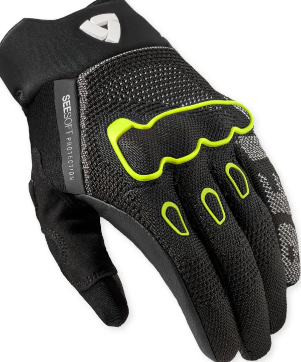 REV'IT Motorhandschoenen-Hyperpeed 3 Gove Back/Neon Yeow