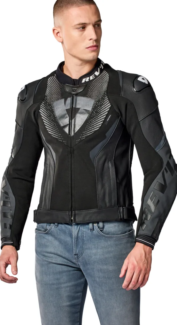 REV'IT Motorjassen-Hyperspeed 3 Pro Motorjas Black/Anthracite