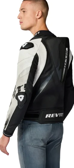 REV'IT Motorjassen-Hyperspeed 3 Pro Motorjas Black/White