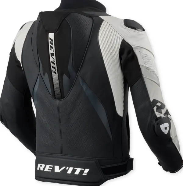 REV'IT Motorjassen-Hyperspeed 3 Pro Motorjas Black/White