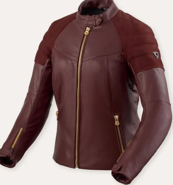 REV'IT Motorjassen-London Ladies Motorjas Aubergine