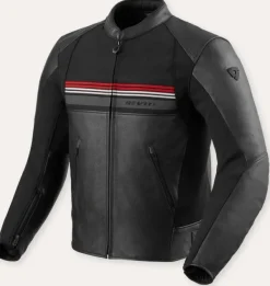 REV'IT Motorjassen-Mile 2 Motorjas Black/Red