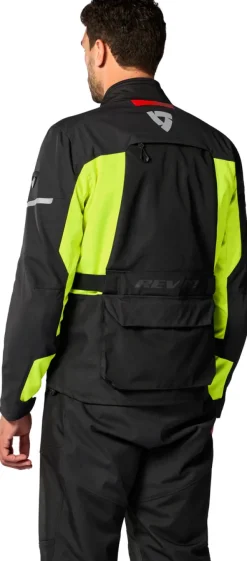 REV'IT Motorjassen-Outback 5 H2O otorja Back/Neon Yeow