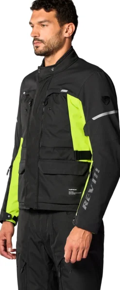 REV'IT Motorjassen-Outback 5 H2O otorja Back/Neon Yeow