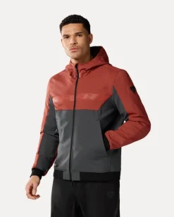 REV'IT Motorhoodies|Motorjassen-Paraboica 2 otorhoodie Burgundy Red/Grey