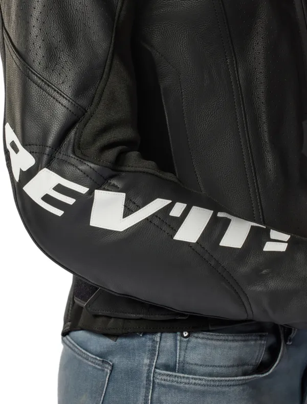 REV'IT Motorjassen-Quadratic Motorjas Black/White