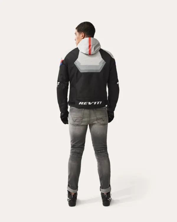REV'IT Motorjassen-Quantu 3 H2O otorja Back/ight Grey