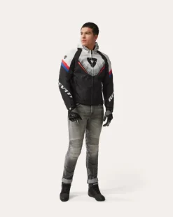 REV'IT Motorjassen-Quantu 3 H2O otorja Back/ight Grey