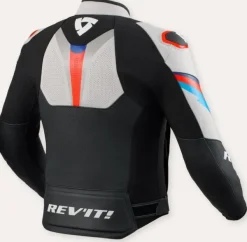 REV'IT Motorjassen-Quantum 3 Motorjas Black/Light Grey