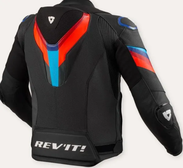 REV'IT Motorjassen-Quantum 3 Pro Motorjas Black/Blue