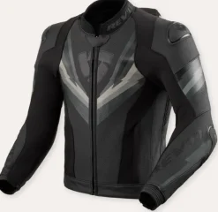 REV'IT Motorjassen-Quantum 3 Pro Motorjas Black/Anthracite
