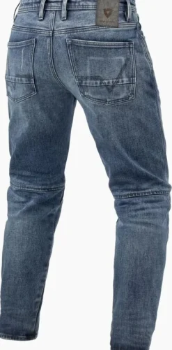 REV'IT Motorjeans-Rilan TF Motorjeans Medium Blue Vintage