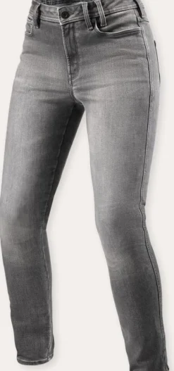 REV'IT Motorjeans-Shelby 3 Skinny Ladies Motorjeans Medium Grey Used