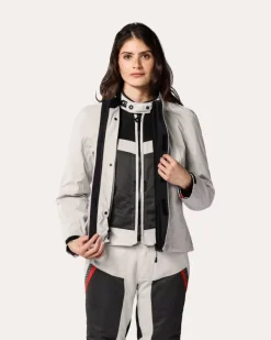 REV'IT Motorjassen-Tornado 4 H2O Ladies Motorjas Silver/Black