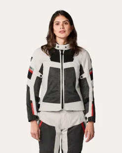 REV'IT Motorjassen-Tornado 4 H2O Ladies Motorjas Silver/Black