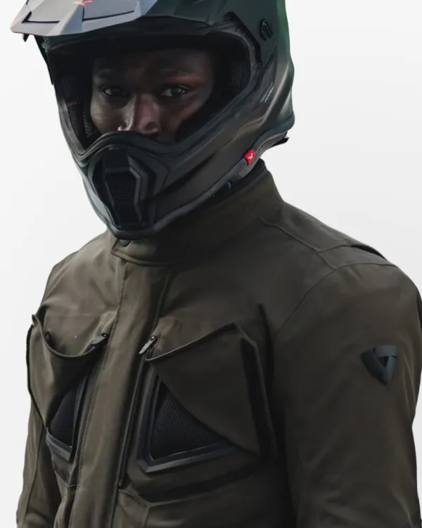 REV'IT Motorjassen-Trench 2 GTX otorja Back Oive