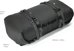 Kriega Achtertassen-Rollpack 40 Black 101