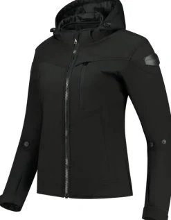 Rusty Stitches Motorjassen-Ann Motorjas Black 100