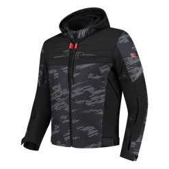 Rusty Stitches Motorjassen-ia otorja Back/Grey/Red 149