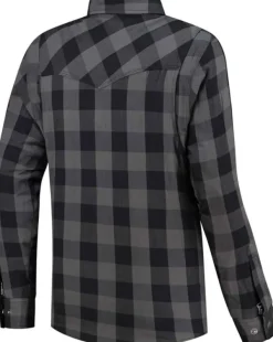 Rusty Stitches Motorjassen-Nei-25 otorja Grey-Back