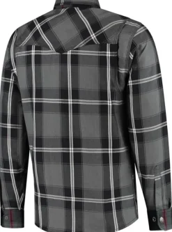 Rusty Stitches Motorjassen-Nei-25 otorja Grey-White-Back