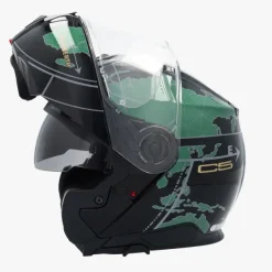 Schuberth Systeemhelmen|Helmen Met Zonnevizier-C5 Gobe Back/Green 140