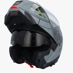 Schuberth Systeemhelmen|Helmen Met Zonnevizier-C5 Gobe Grey/Back