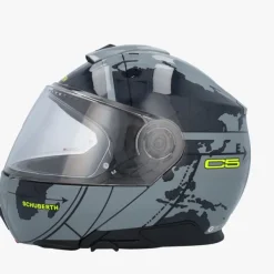 Schuberth Systeemhelmen|Helmen Met Zonnevizier-C5 Gobe Grey/Back