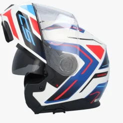 Schuberth Systeemhelmen|Helmen Met Zonnevizier-C5 Oega White/Bue 253
