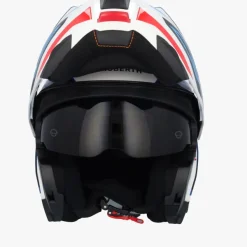 Schuberth Systeemhelmen|Helmen Met Zonnevizier-C5 Oega White/Bue 253