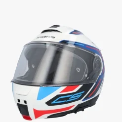 Schuberth Systeemhelmen|Helmen Met Zonnevizier-C5 Oega White/Bue 253