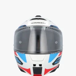 Schuberth Systeemhelmen|Helmen Met Zonnevizier-C5 Oega White/Bue 253