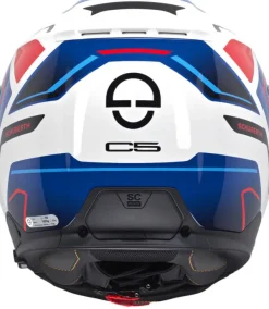 Schuberth Systeemhelmen|Helmen Met Zonnevizier-C5 Oega White/Bue 253