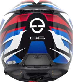 Schuberth Systeemhelmen|Helmen Met Zonnevizier-C5 Zenith Bue/Red 532