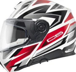 Schuberth Systeemhelmen|Helmen Met Zonnevizier-C5 Zenith White/Red 328