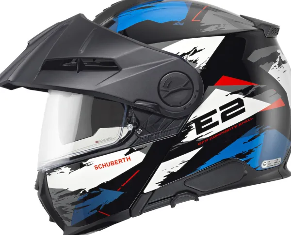 Schuberth Adventure Helmen|Systeemhelmen-E2 Trai Back/Bue 512
