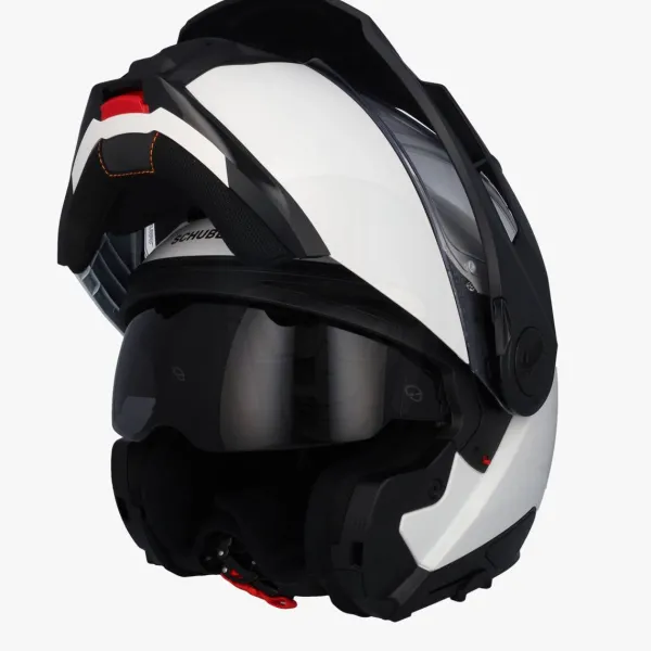 Schuberth Systeemhelmen|Helmen Met Zonnevizier-E2 White