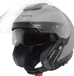 Schuberth Helmen Met Zonnevizier|Bluetooth Helmen-J2 Fat grey 818