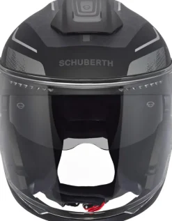 Schuberth Helmen Met Zonnevizier|Bluetooth Helmen-J2 iga Back/Grey 180