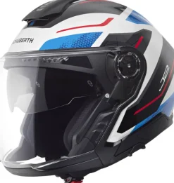 Schuberth Helmen Met Zonnevizier|Bluetooth Helmen-J2 iga White/Bue 251