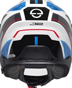 Schuberth Helmen Met Zonnevizier|Bluetooth Helmen-J2 iga White/Bue 251
