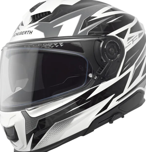 Schuberth Integraalhelmen|Helmen Met Zonnevizier-3 Thunder Back/White 218