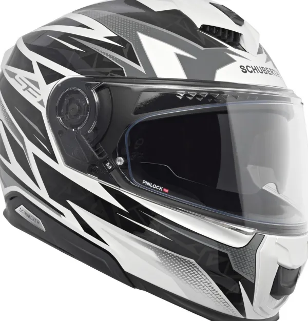 Schuberth Integraalhelmen|Helmen Met Zonnevizier-3 Thunder Back/White 218